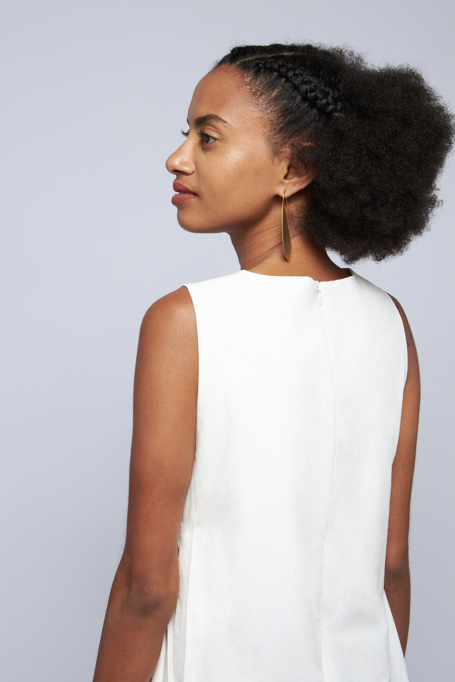 SIDE PLEATED DRESS